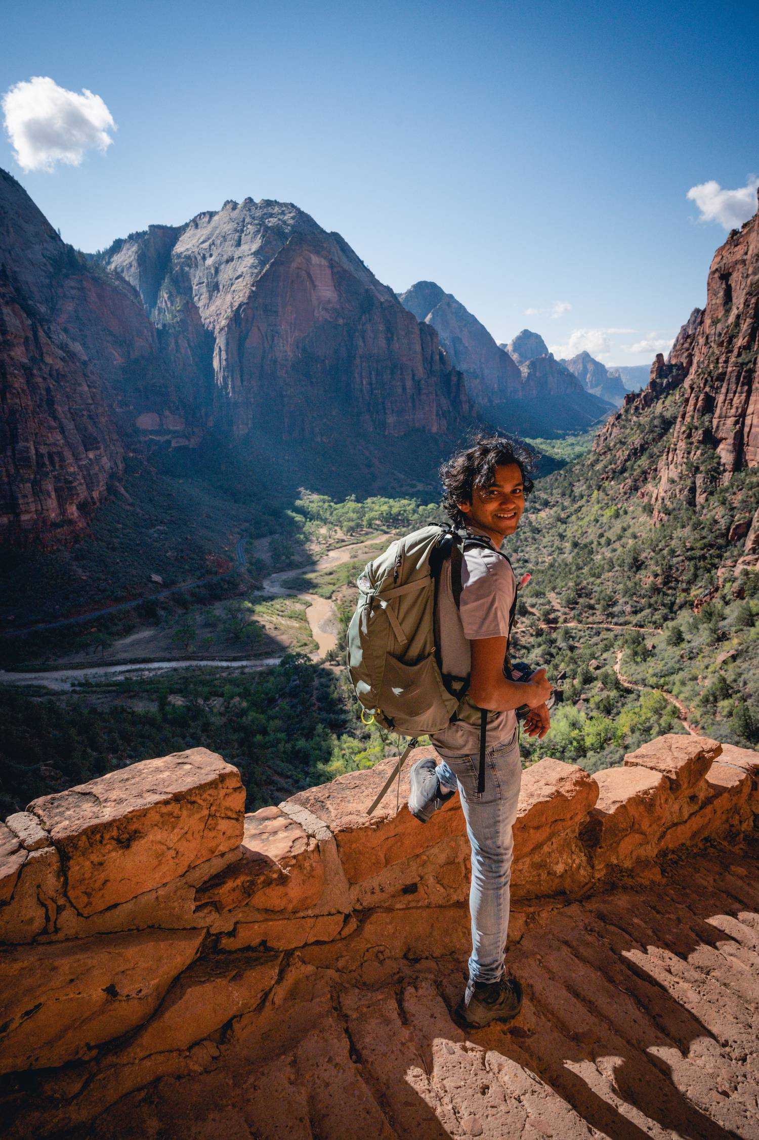 Me at Zion NP on the Angel's Landing Hike
